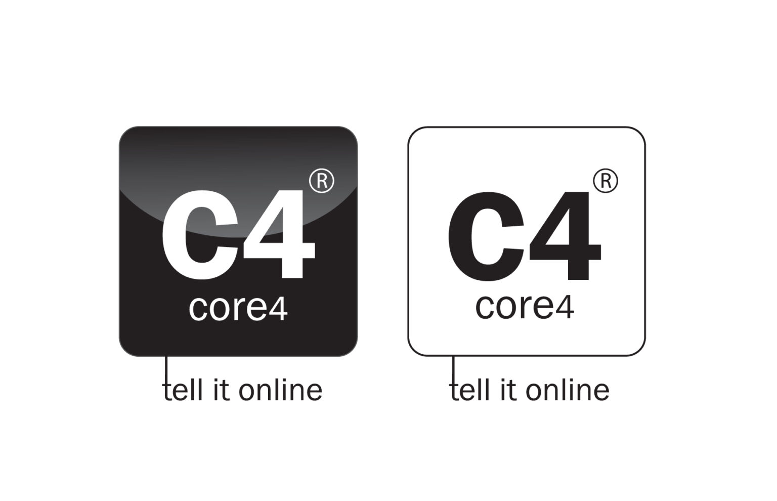 core4 logodizajn koncept.