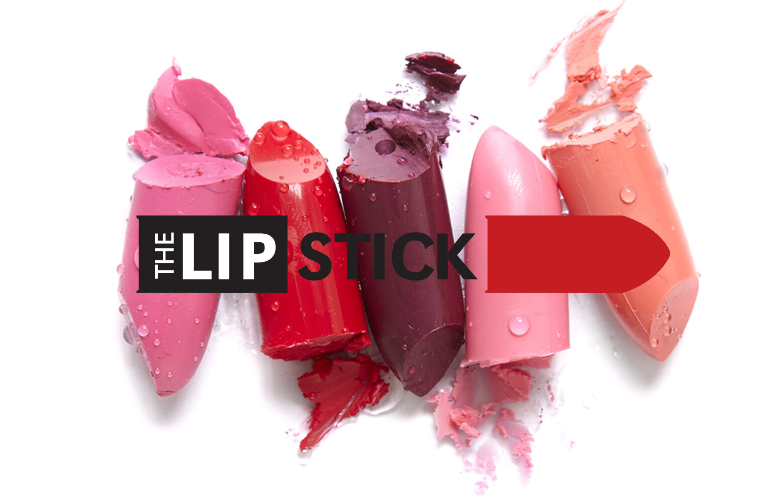 The Lipstick logo dizajn. Rúže.