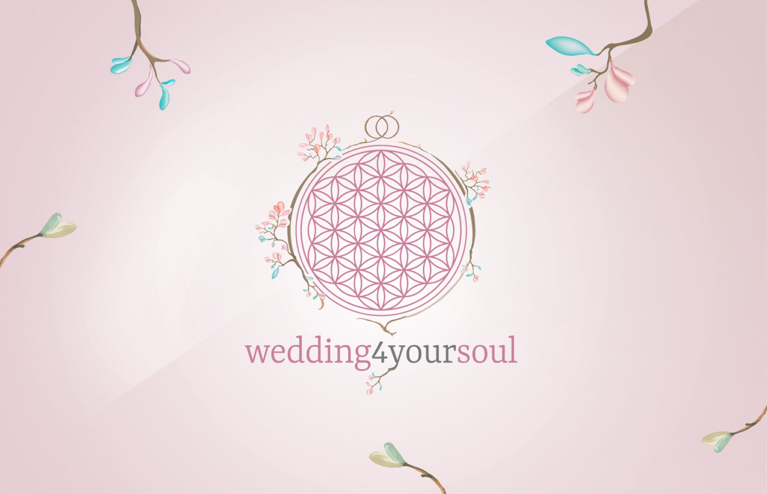 Farebné logo wedding4your soul.